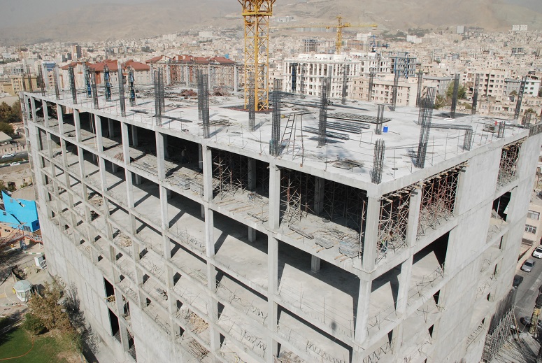 پیشرفت فیزیکی مرکز خرید المپیا
