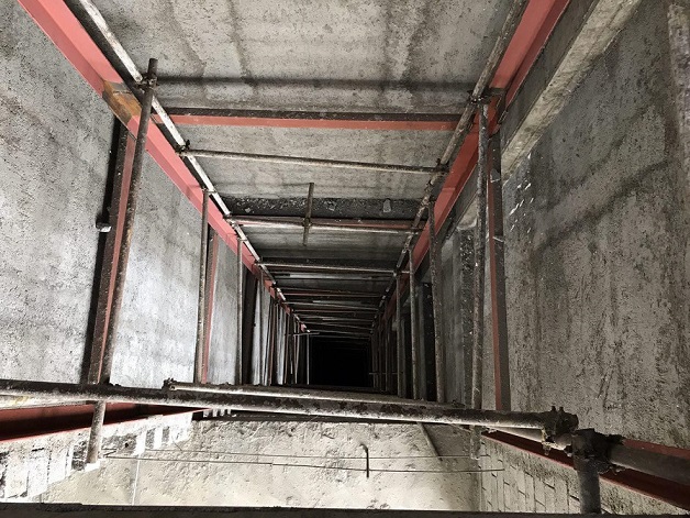 عملیات آهن کشی (سازه فلزی) آسانسور های پروژه المپیا آغاز گردید