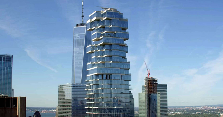 برج جنگا در آسمان نیویورک چیده شد
